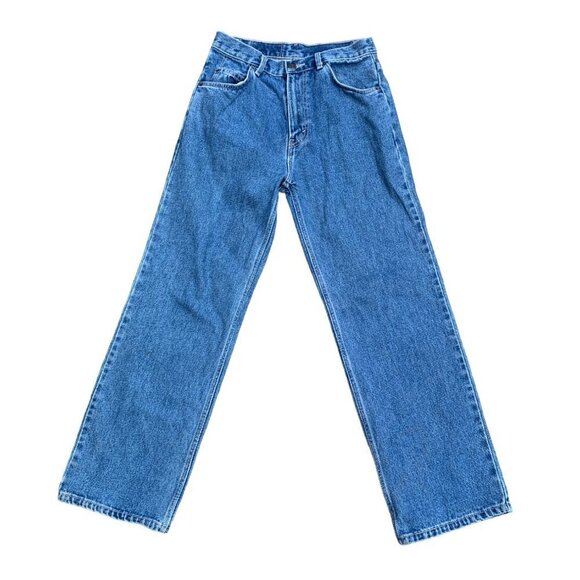 Vintage Orange Tab Levis Jeans Blue - Picture 9 of 14